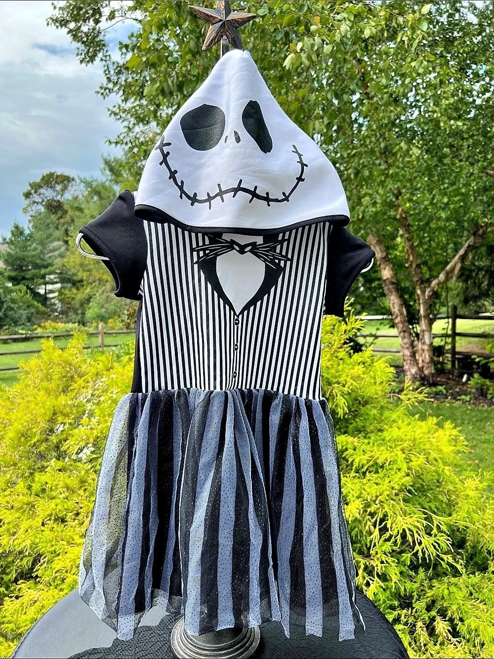Disney Nightmare Before Christmas Jack Skellington Halloween Costume Dress 6/6X